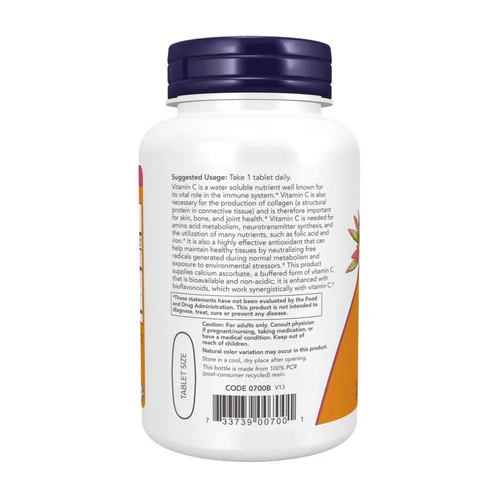 Now Foods, Vitamin C-1000 Complex, 90 Tablets - Image 3
