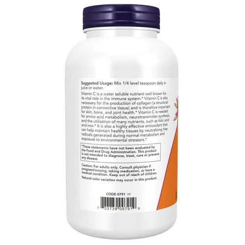 Now Foods, Vitamin C Crystals, 1 lbs - Image 3