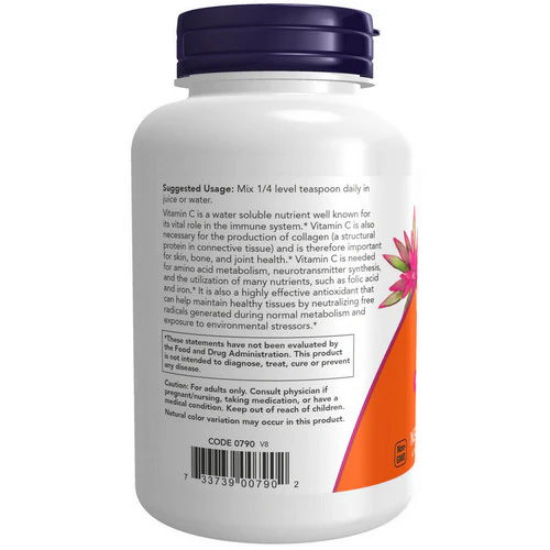 Now Foods, Vitamin C Crystals Powder, 8 OZ - Image 3