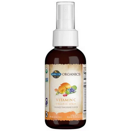 Garden of Life, Vitamin C Organic Spray, Orange-Tangerine 2 fl oz - Image 3