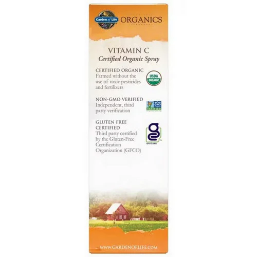Garden of Life, Vitamin C Organic Spray, Orange-Tangerine 2 fl oz - Image 5