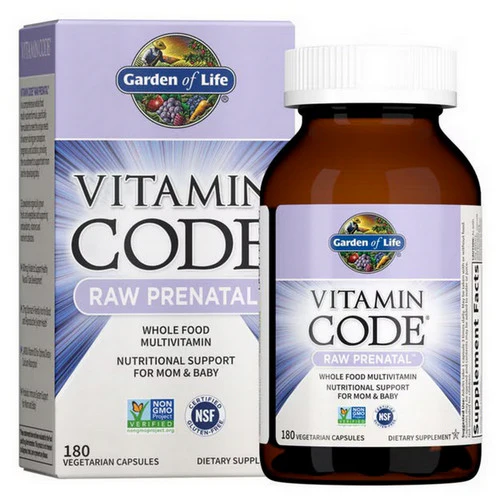 Garden of Life, Vitamin Code  RAW Prenatal, 180 vcaps - Image 3