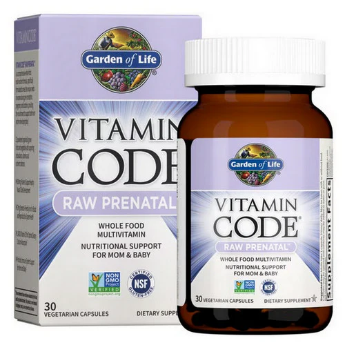 Garden of Life, Vitamin Code  RAW Prenatal, 30 caps - Image 3