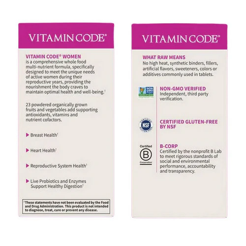 Garden of Life, Vitamin Code, Women's Formula 120 Caps - Image 3