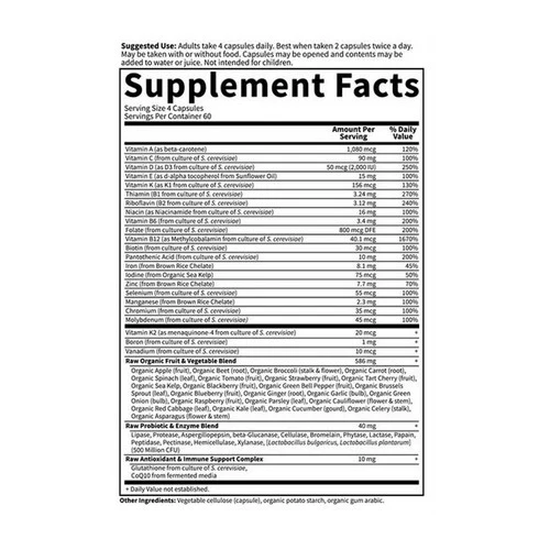 Garden of Life, Vitamin Code, Women's Formula 240 Caps - Image 4