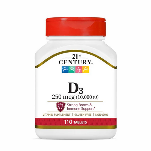 21st Century, Vitamin D3, 10,000 IU 110 Tabs