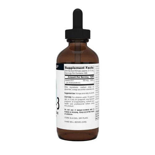 Source Naturals, Vitamin D-3 Liquid, 4 fl oz - Image 2