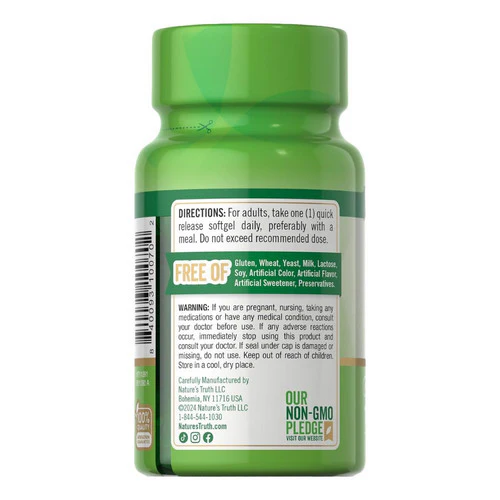 Nature's Truth, Vitamin D3, 10,000 IU, 100 Caps - Image 2