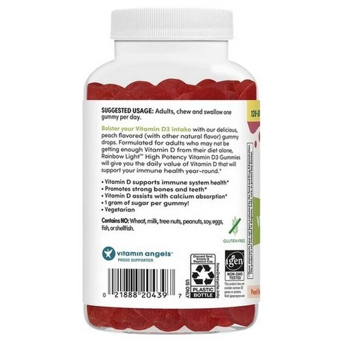 Rainbow Light, Vitamin D3 2000 IU, 2000 IU, 120 Count - Image 2