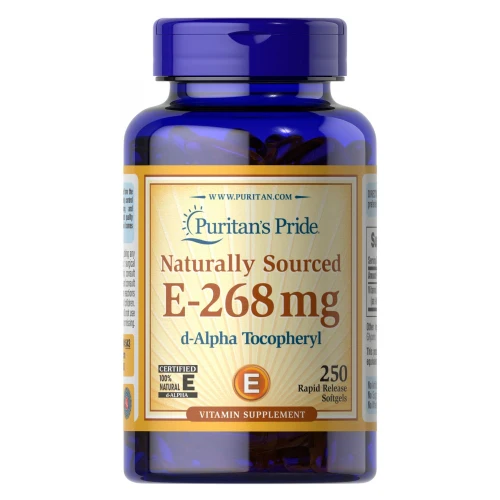 Puritan's Pride, Vitamin E-400 IU Naturally Sourced, 250 Softgels