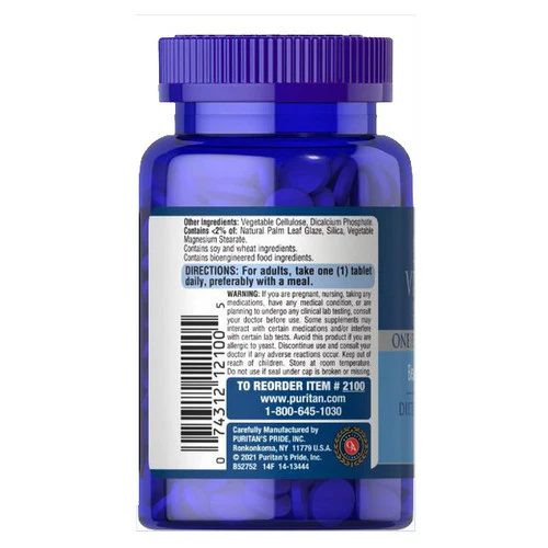 Puritan's Pride, Vitamins for the Hair, 60 Coated Tablets - Image 3