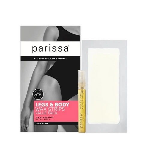 Parissa, Wax Strips Legs & Body, Value Pack 48 Count - Image 2