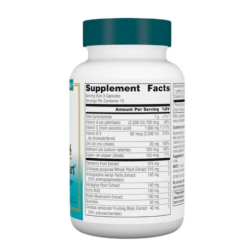 Source Naturals, Wellness ImmuneSmart, 45 Veg Caps - Image 2