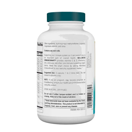 Source Naturals, Wellness ImmuneSmart, 180 Veg Caps - Image 3
