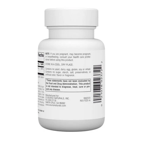 Source Naturals, Wellness Vitamin D-3, 2000 IU, 100 Softgels - Image 3