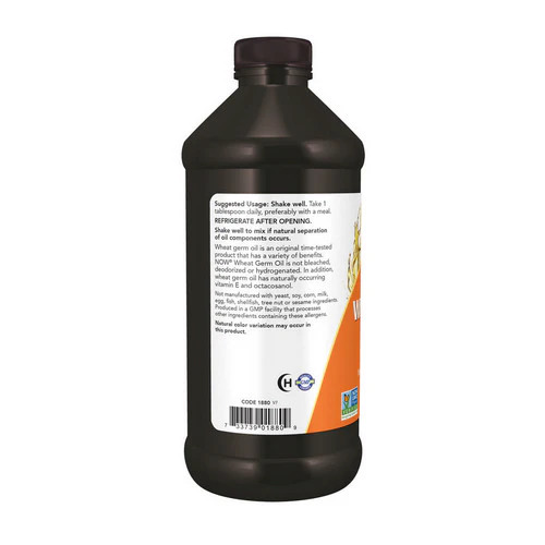 Now Foods, Wheat Germ Oil, 16 Oz - Image 2