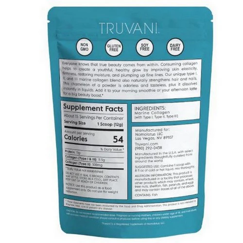 Truvani, Wild Caught Marine Collagen, 6.35 Oz - Image 2