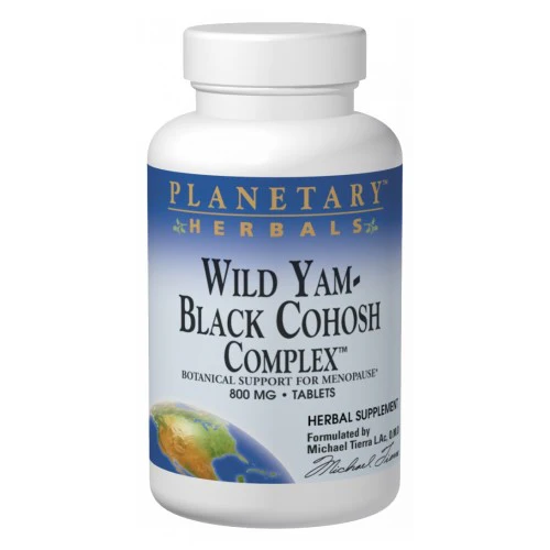 Planetary Herbals, Wild Yam-Black Cohosh Complex, 60 Tabs