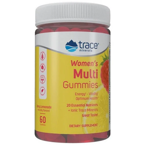 Trace Minerals, Women's Multi Gummies Berry Lemonade, 60 Count