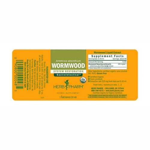 Herb Pharm, Wormwood Extract, 1 Oz - Image 2