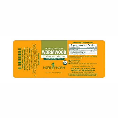 Herb Pharm, Wormwood Extract, 4 Oz - Image 2