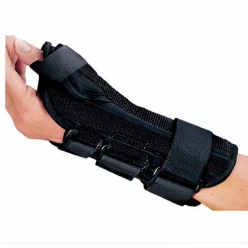 DJO, Wrist Brace with Abducted Aluminum Foam Spandex Plastic Right Hand Black Large 79-87317, Count of 1