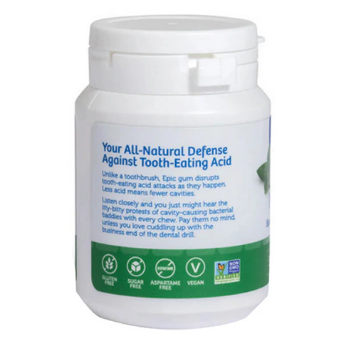 Epic Dental, Xylitol Gum, Spearmint 50 ct - Image 2