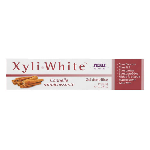 Now Foods, XyliWhite Cinnafresh Toothpaste Gel, NATURAL-CINNAMON, 6.4 Oz - Image 2