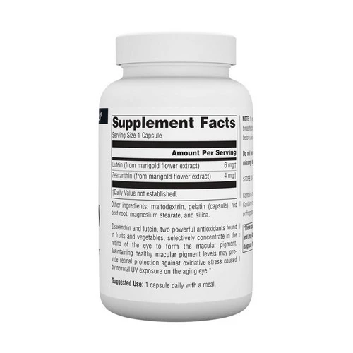 Source Naturals, Zeaxanthin with Lutein, 10mg, 120 Caps - Image 2
