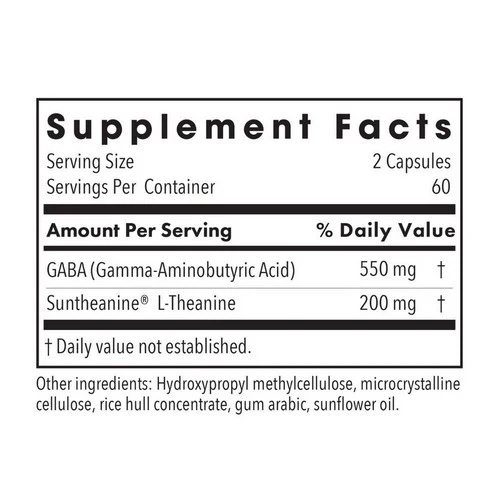 Nutricology/ Allergy Research Group, Zen Calmness Support Day Or Night, 200 Mg, 60 Veg Caps - Image 2