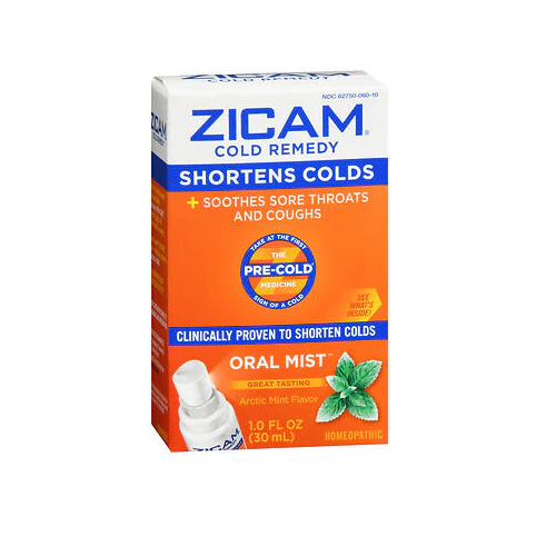 Zicam, Cold Remedy Plus Oral Mist, Arctic Mint 1 oz
