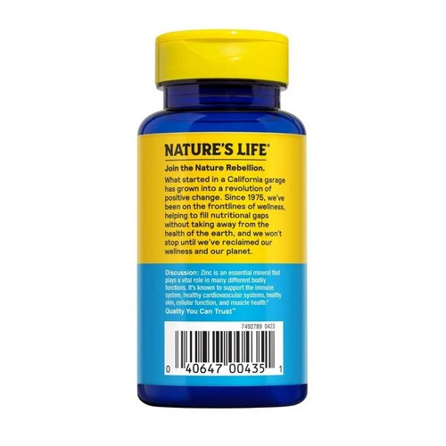 Nature's Life, Zinc Picolinate, 30 Mg, 100 Caps - Image 2