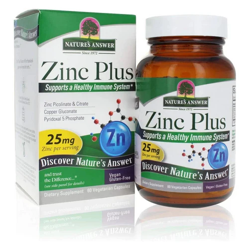 Nature's Answer, Zinc Plus, 60 Veg Caps