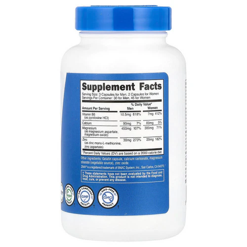 Nutricost, ZMA Capsules, 90 Caps - Image 2